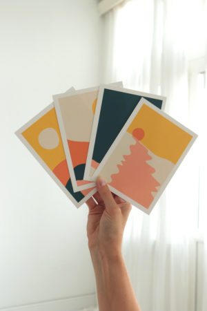 Italian Landscape postcards - Set of 4